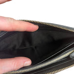 Prada Black Saffiano Leather Long Wallet