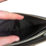 Prada Black Saffiano Leather Long Wallet