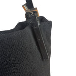 Fendi Black Knit Hobo/Shoulder Bag