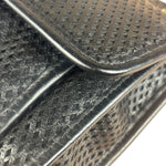 Chanel Black Perforated Leather Up in the Air Flap Bag 2012
