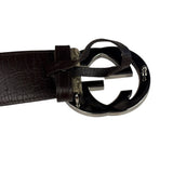 Gucci GG Supreme Leather Interlocking G Belt