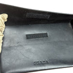 Prada Vintage Black Leather Spazzolato Laser-Cut-Logo Tote Bag