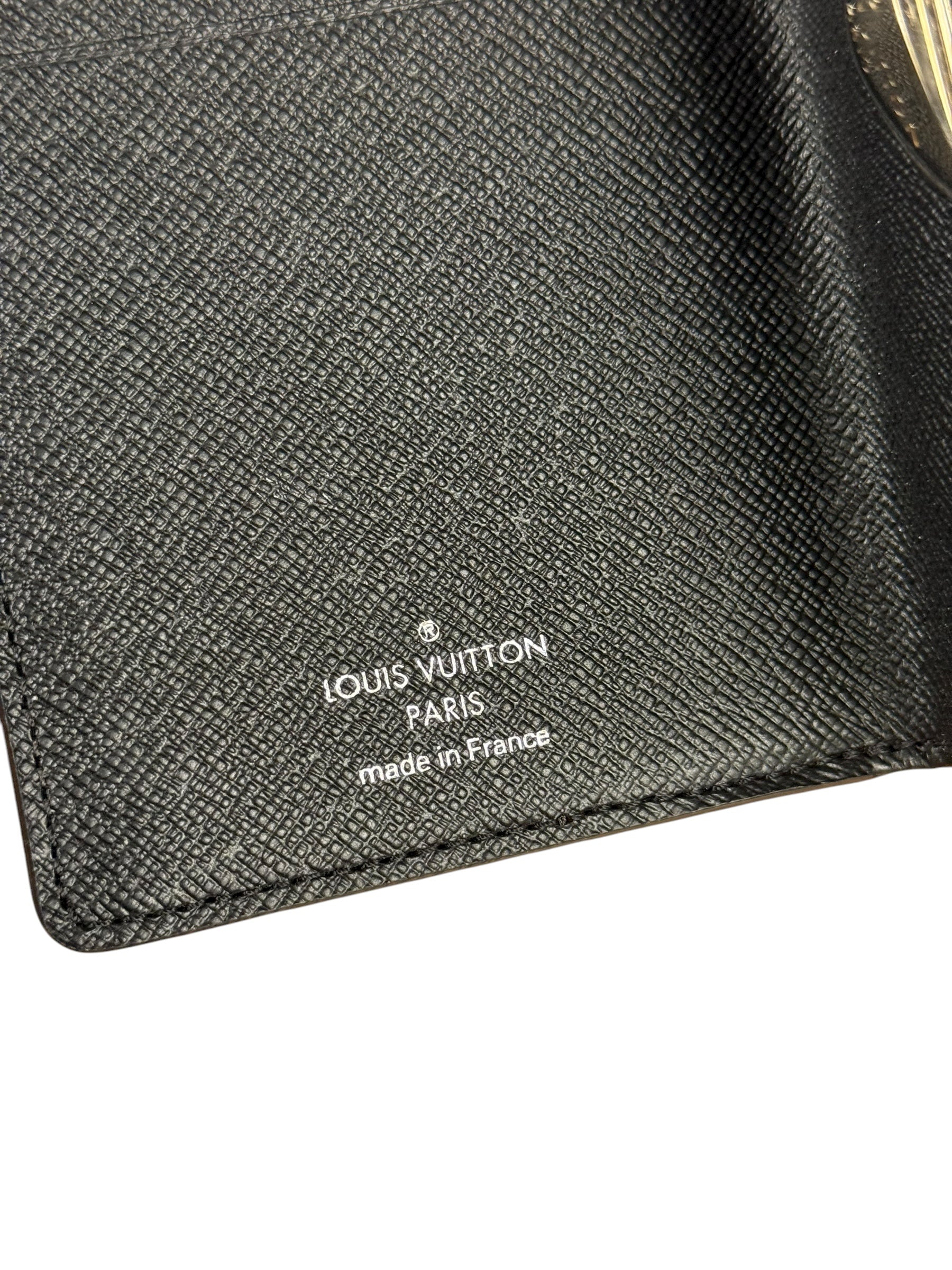Louis Vuitton Black Epi Joey Trifold Wallet