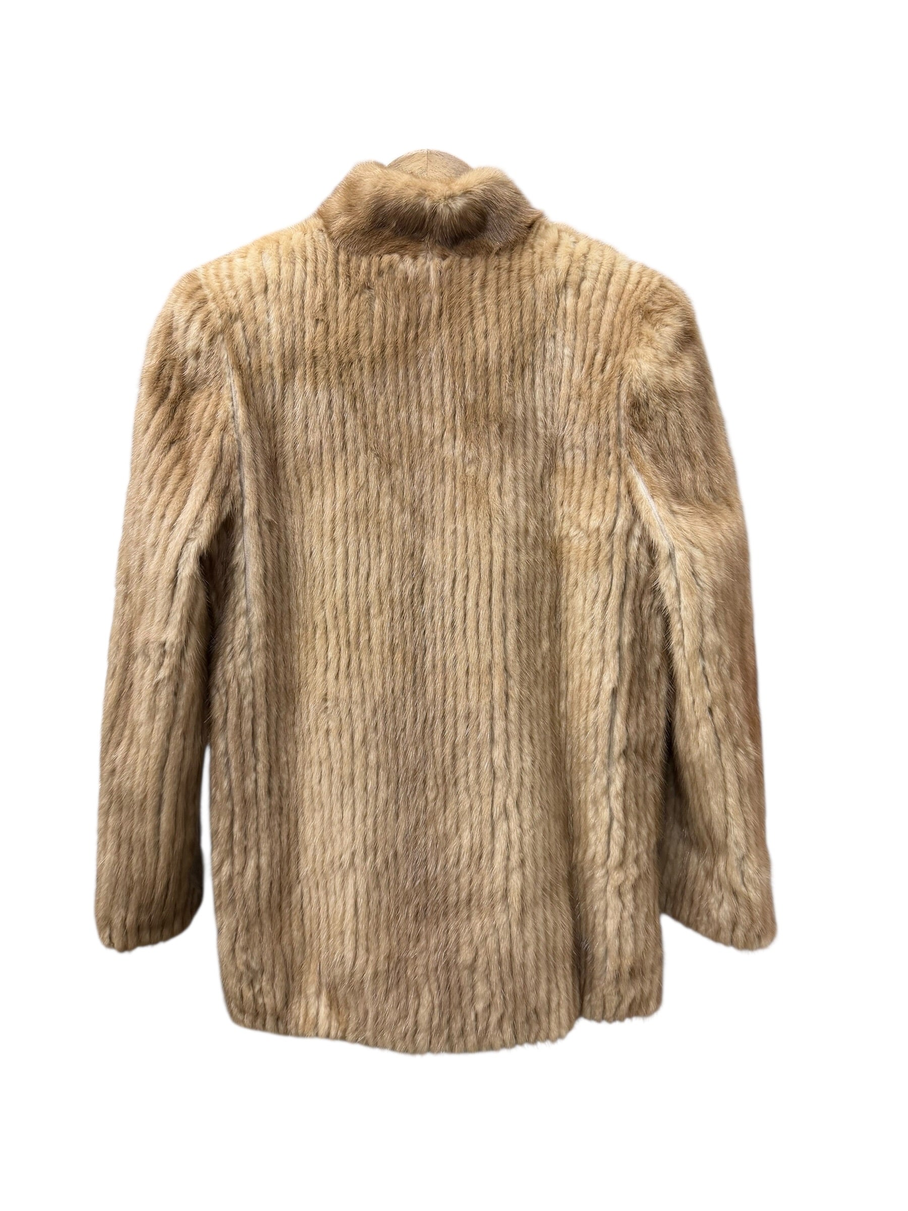 Vintage Light Brown Lined Mink Fur Coat