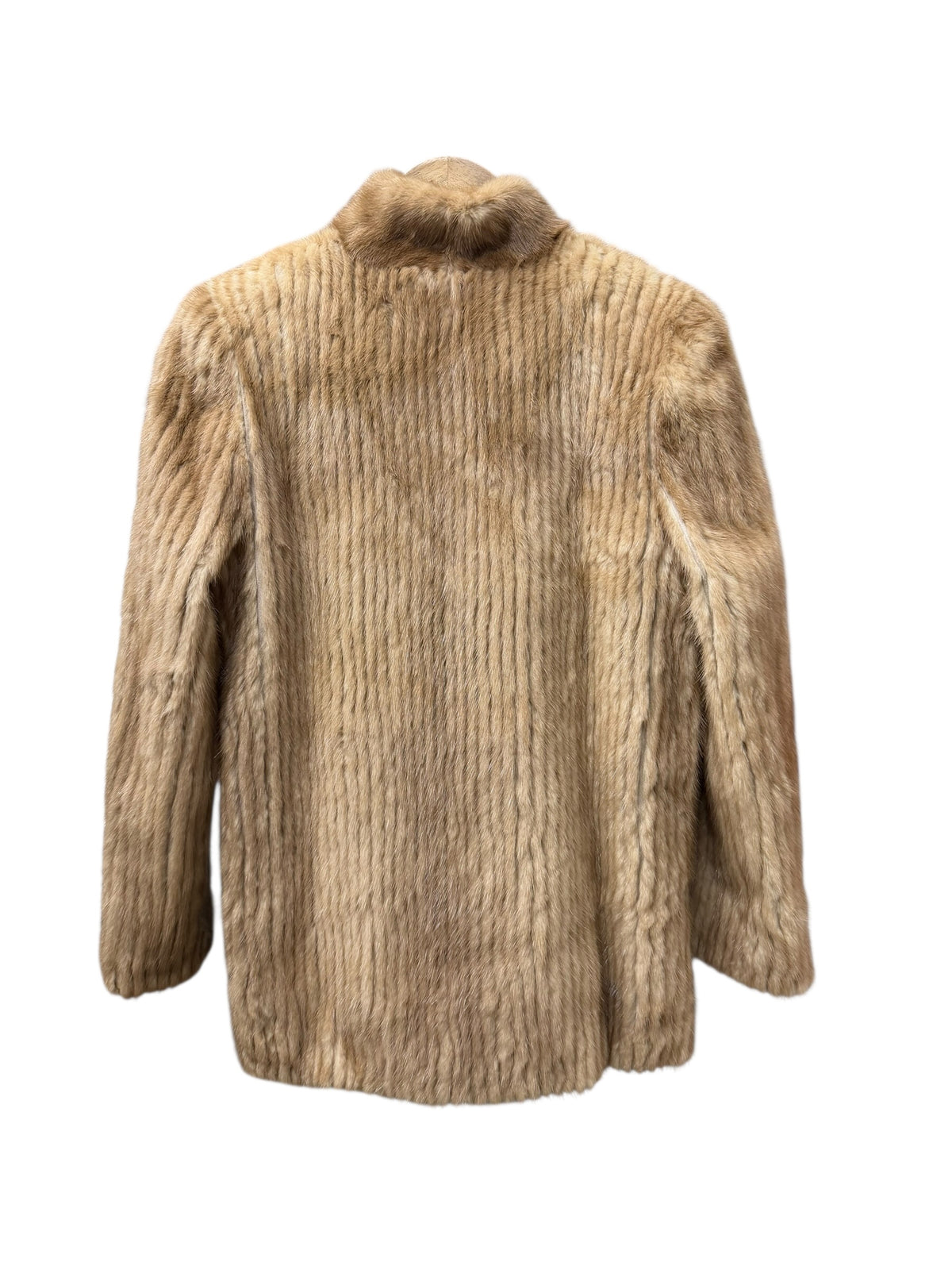 Vintage Light Brown Lined Mink Fur Coat