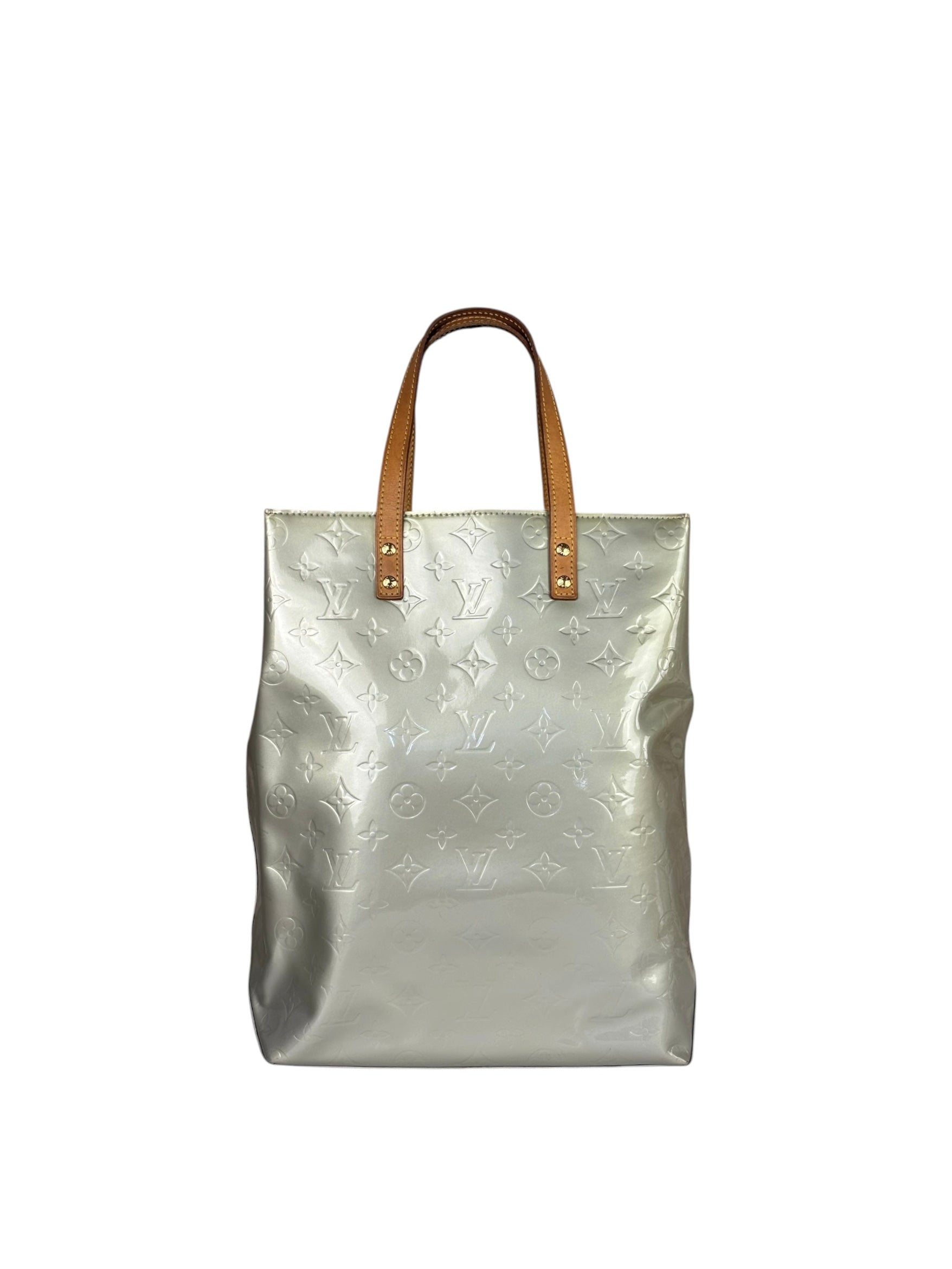 Louis Vuitton Sea Green Monogram Vernis Reade Tote Bag MM