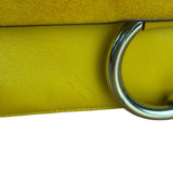 Chloé Suede/Calfskin Yellow Faye Shoulder Bag