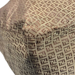 Fendi Brown Leather Trim Zucca Mamma Forever Baguette