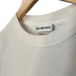 Balenciaga White Logo T-Shirt
