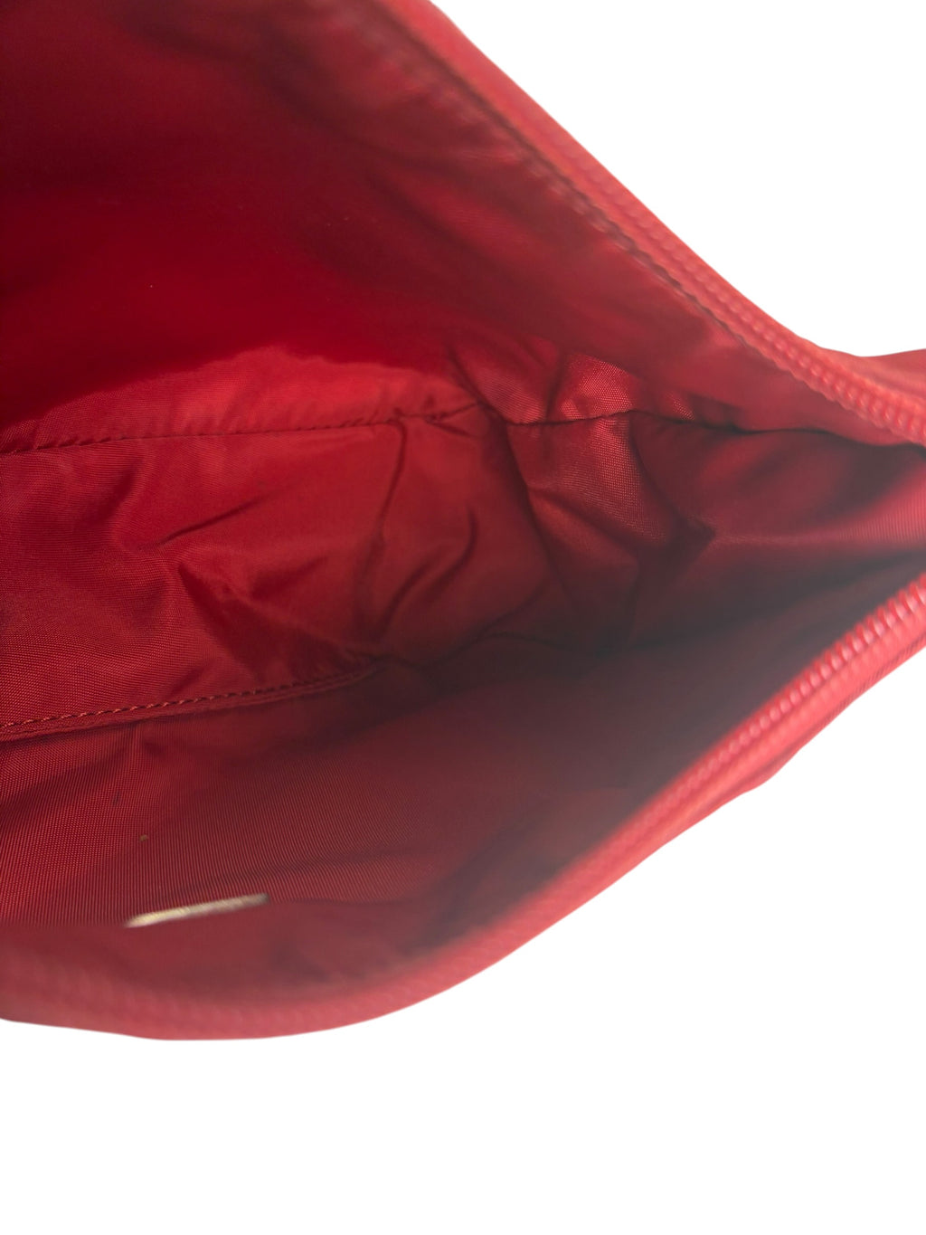 Prada Red Tessuto Nylon Pochette