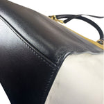 Celine Colorblock Leather/Suede Trapeze Two-Way Bag