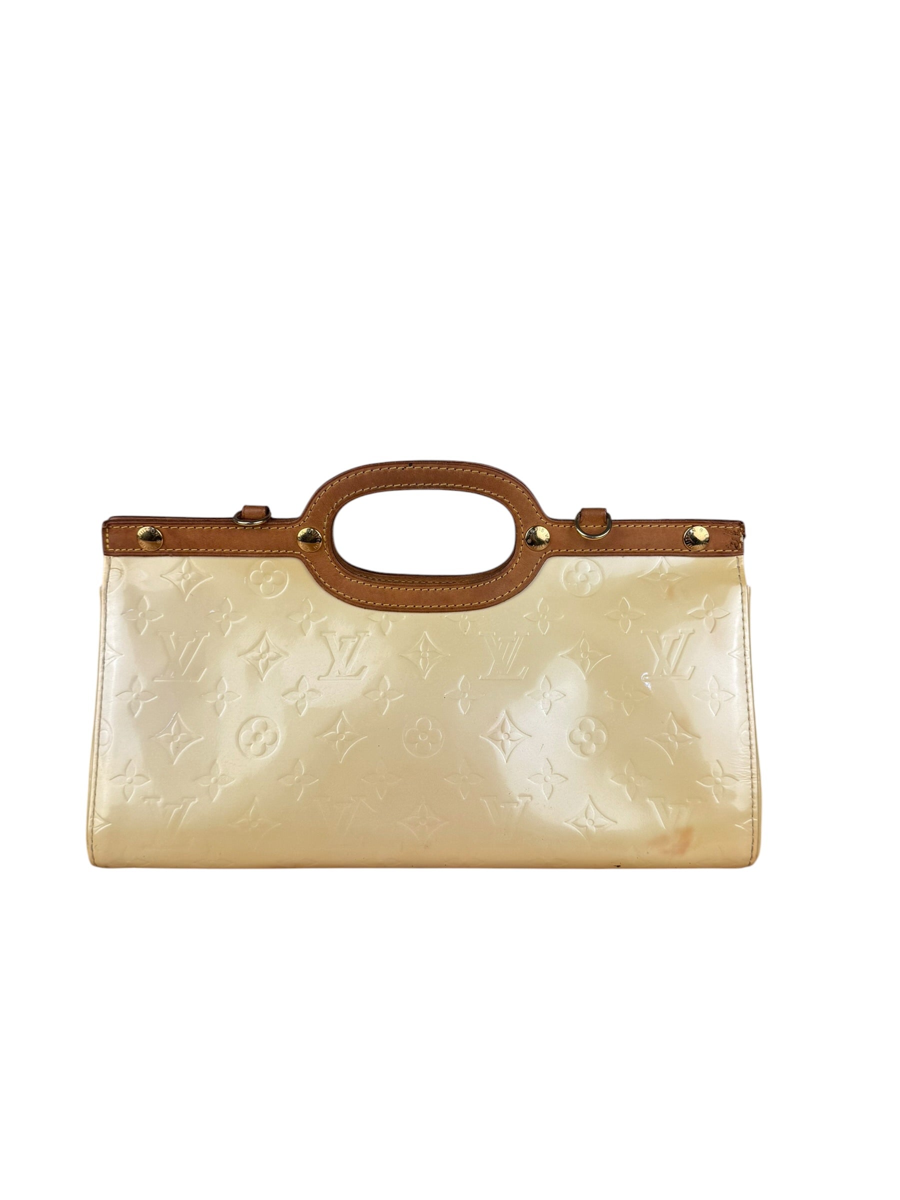Louis Vuitton Yellow Monogram Vernis Roxbury Drive 2Way Handbag