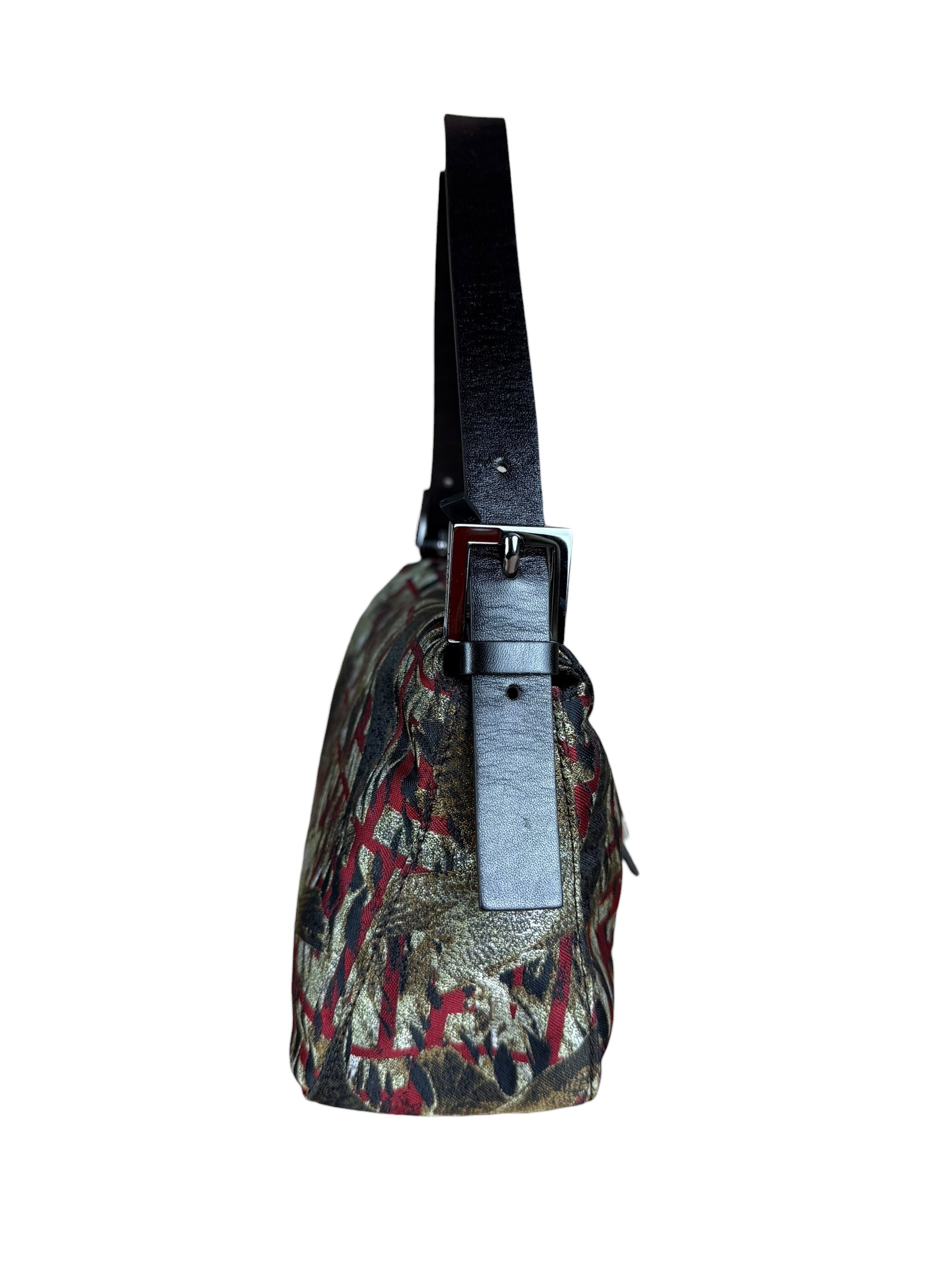 Fendi FF Bird Print Baguette