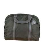 Prada Vintage Green Nylon Top Handle Bowler Bag