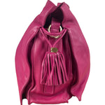 Loewe Pink Calfskin Flamenco Crossbody Bag