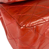 Chanel Red Quilted Leather 2.55 Reissue Double Flap Bag 2010
