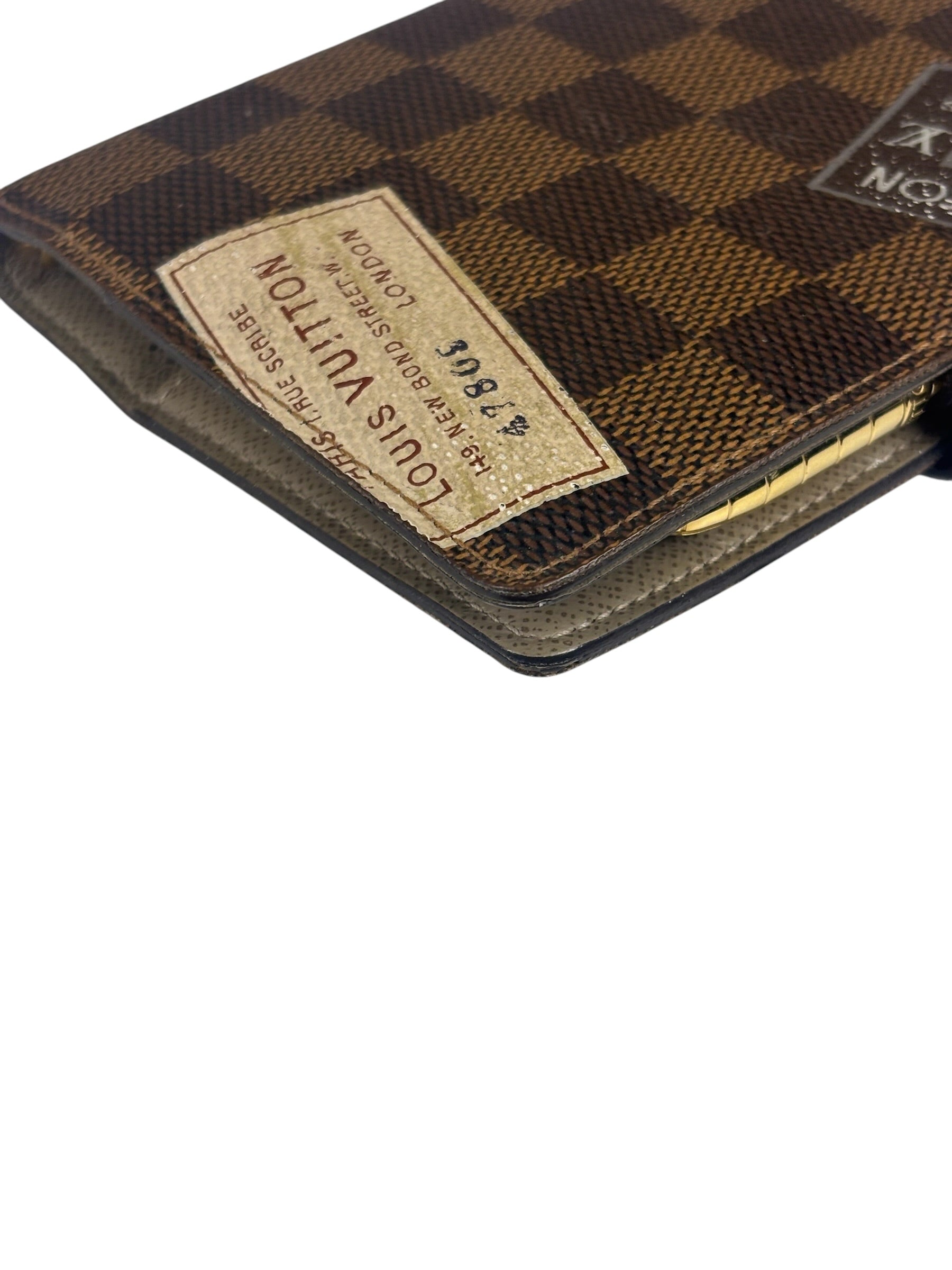 Louis Vuitton Damier Ebene Trunk & Labels Small Ring Agenda Cover