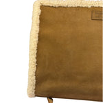 UGG x Telfar Brown Suede Medium Chestnut Shopper Tote