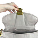 Miu Miu Lilac Nappa Leather Shoulder Bag