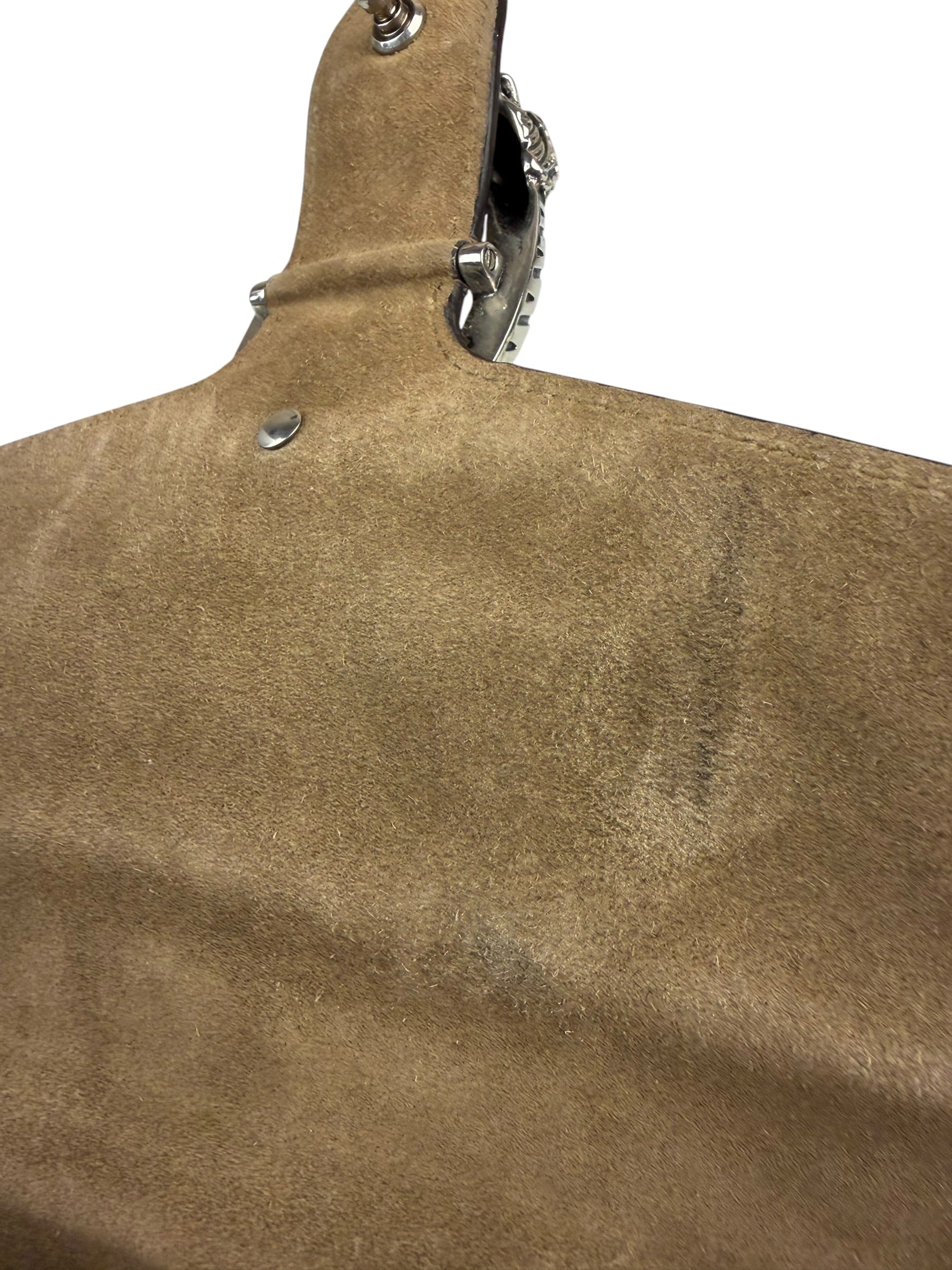Gucci Beige GG Supreme Medium Dionysus Flap Bag