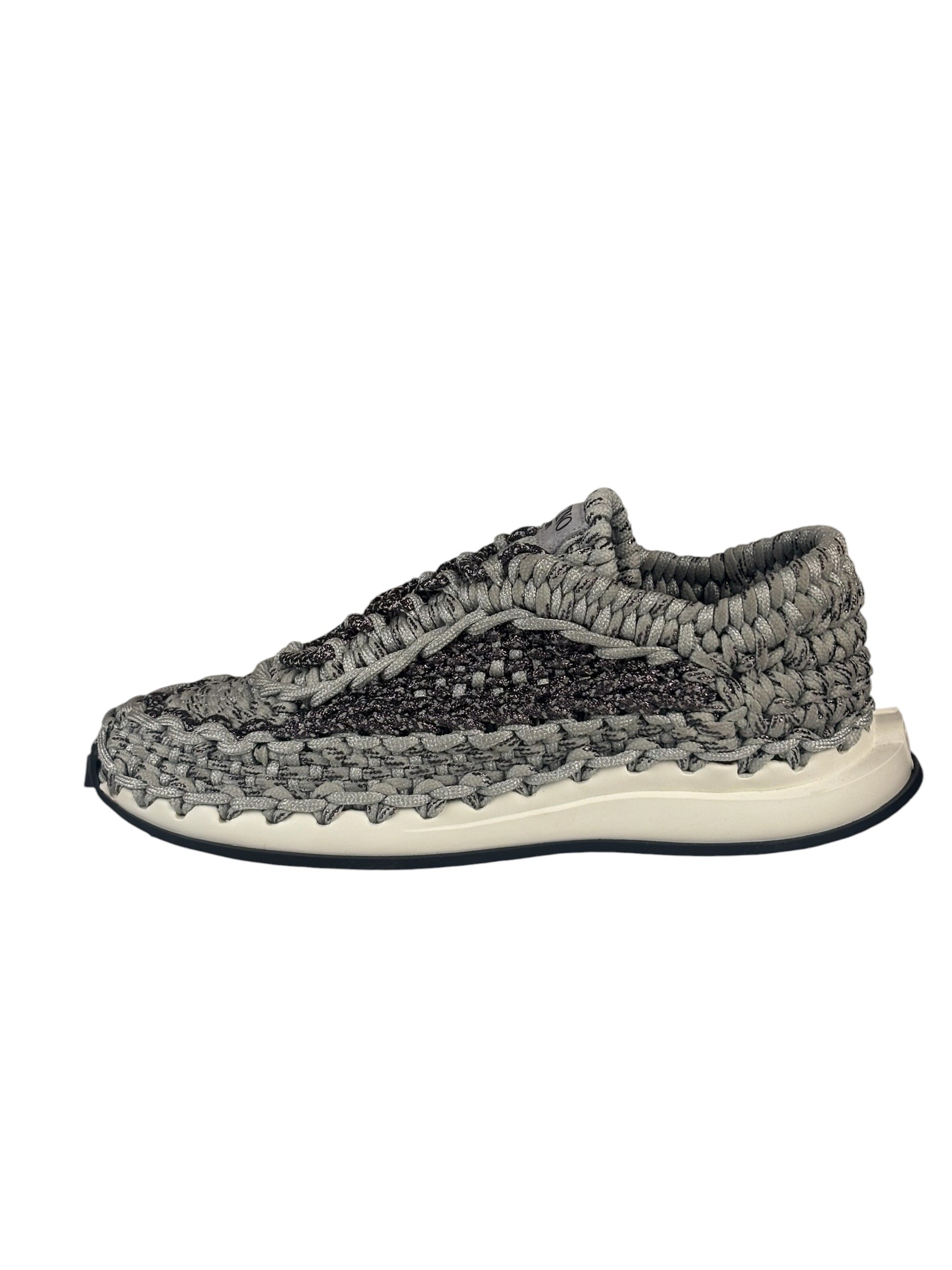 Valentino Crochet Sneaker F&F Grey