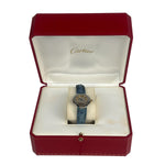 Cartier Must De 21 Blue Ostrich Strap