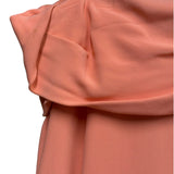 Fendi Salmon-Toned Pleated Vintage Skirt