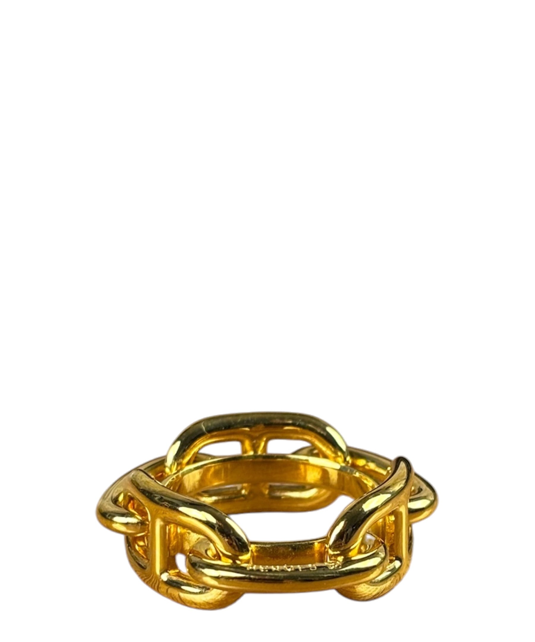 Hermes Regate Gold-Tone Scarf Ring