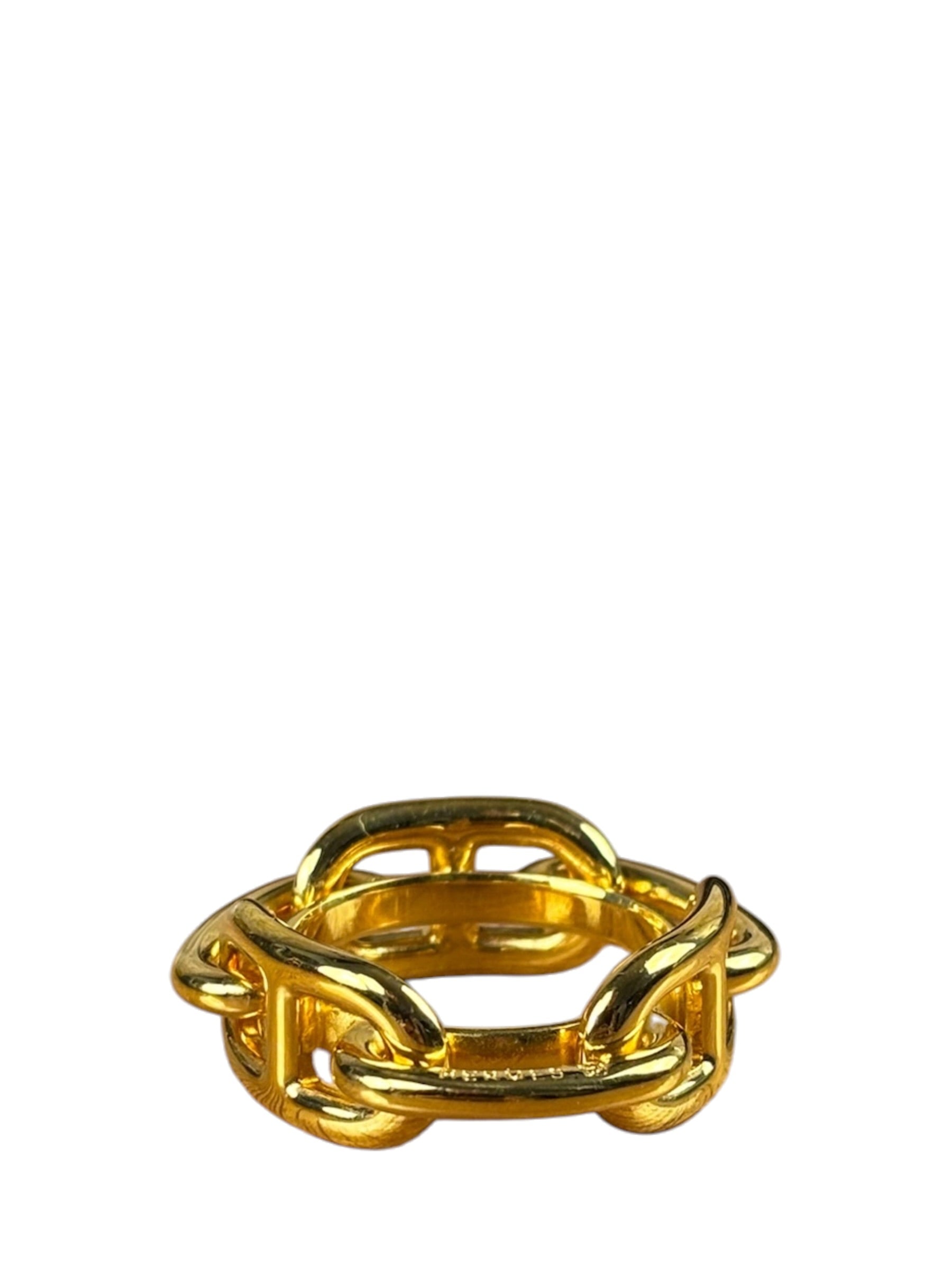 Hermes Regate Gold-Tone Scarf Ring