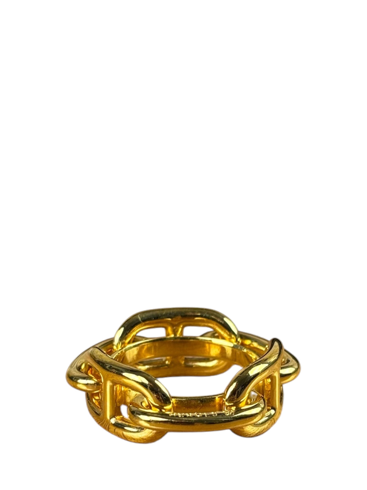 Hermes Regate Gold-Tone Scarf Ring