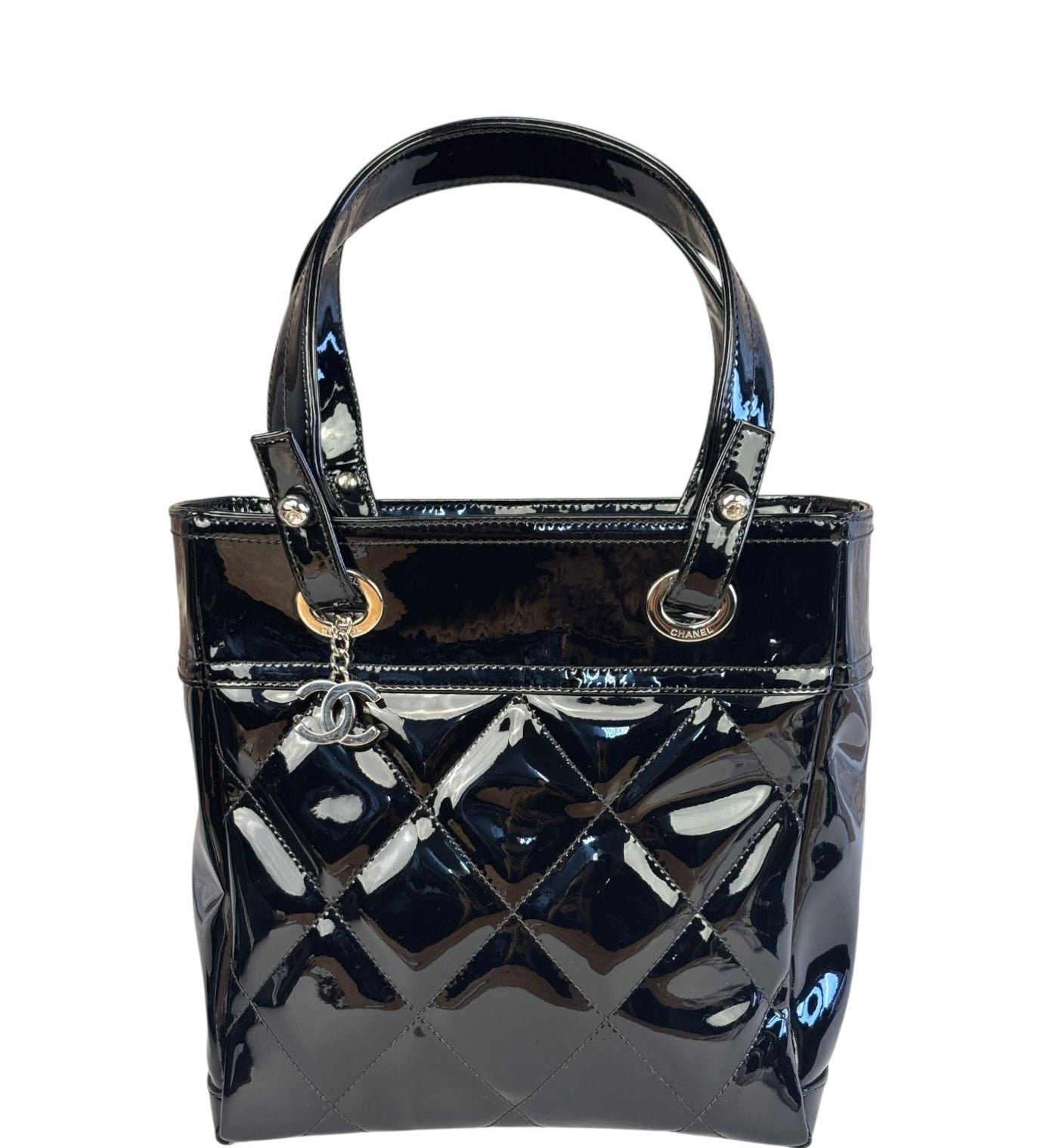 Chanel Black Leather Paris-Biarritz Tote