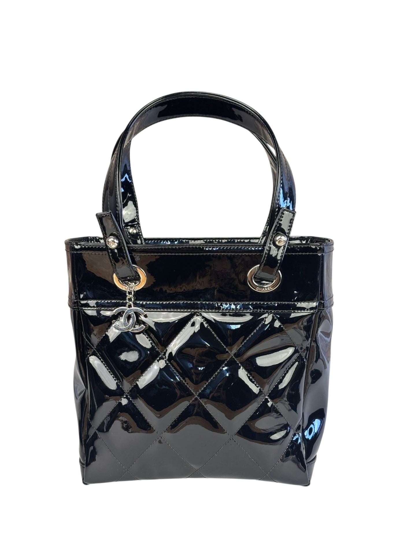 Chanel Black Leather Paris-Biarritz Tote