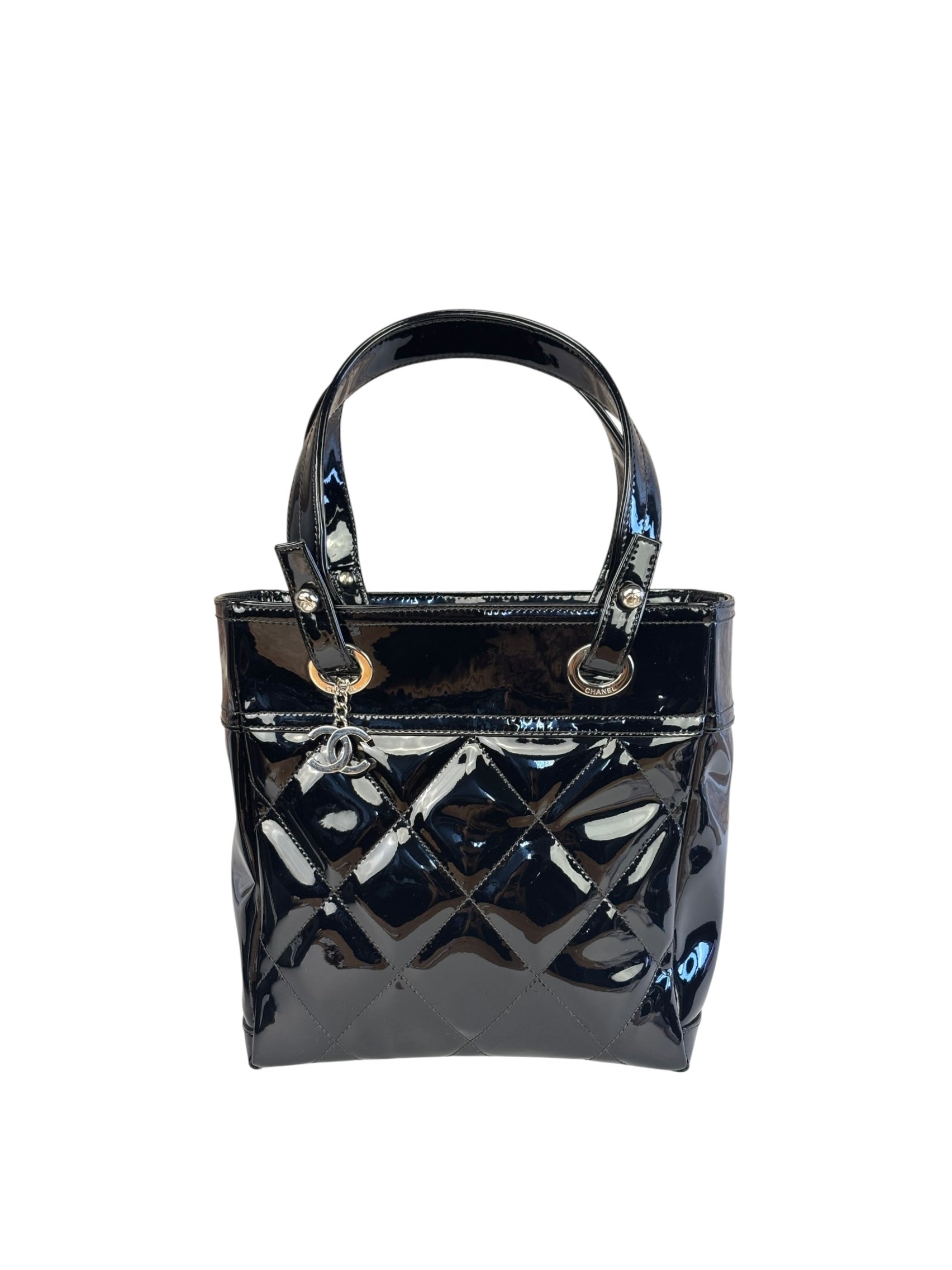 Chanel Black Leather Paris-Biarritz Tote