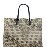 Fendi FF Vintage Canvas Tote Bag
