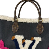 Louis Vuitton OnTheGo Black Leather 2020 Teddy Collection