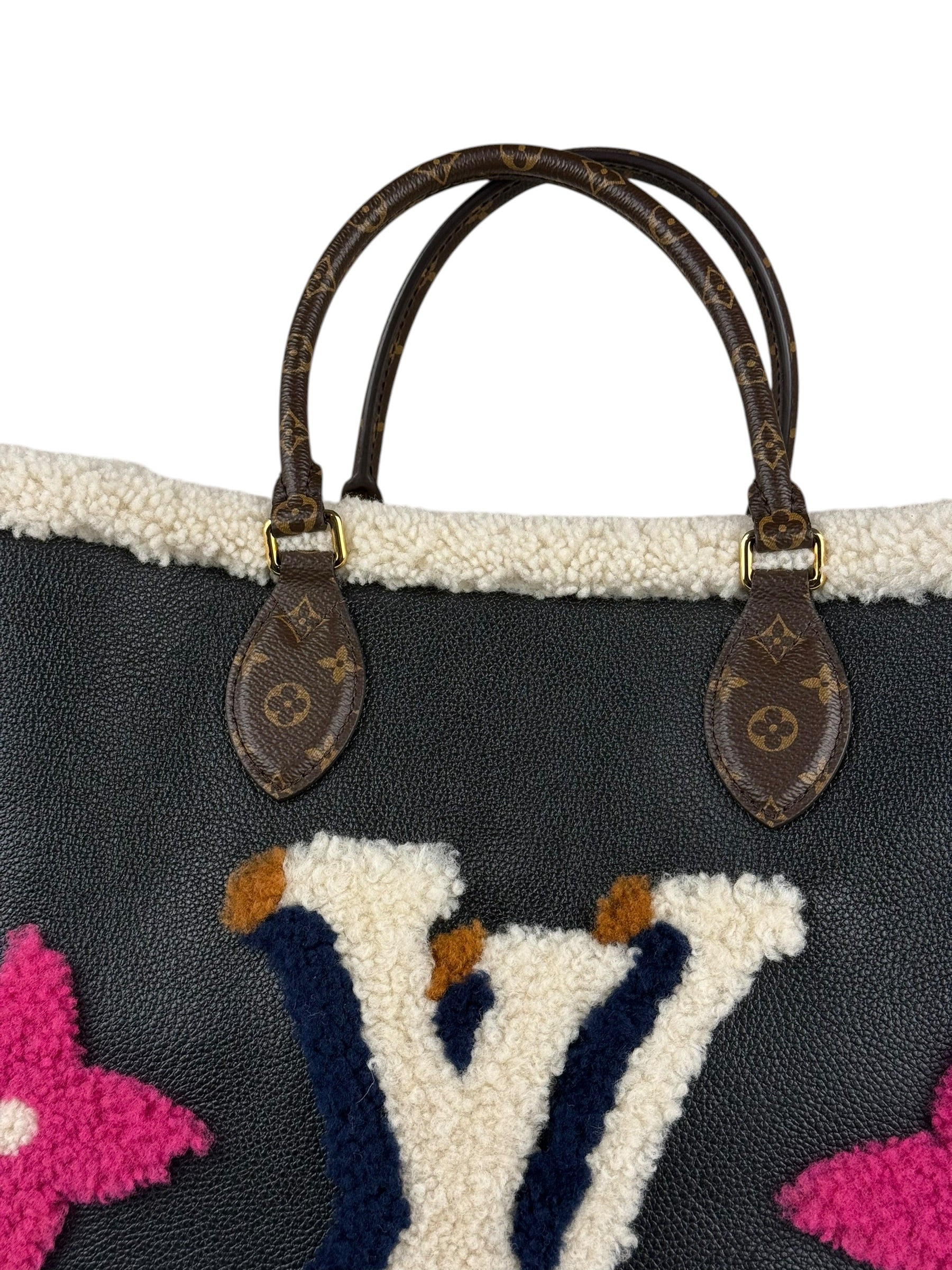 Louis Vuitton OnTheGo Black Leather 2020 Teddy Collection