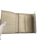 Gucci Vintage Leather Unisex Trifold Wallet