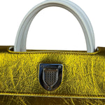 Christian Dior Diorever Metallic Gold Small 2Way Handbag