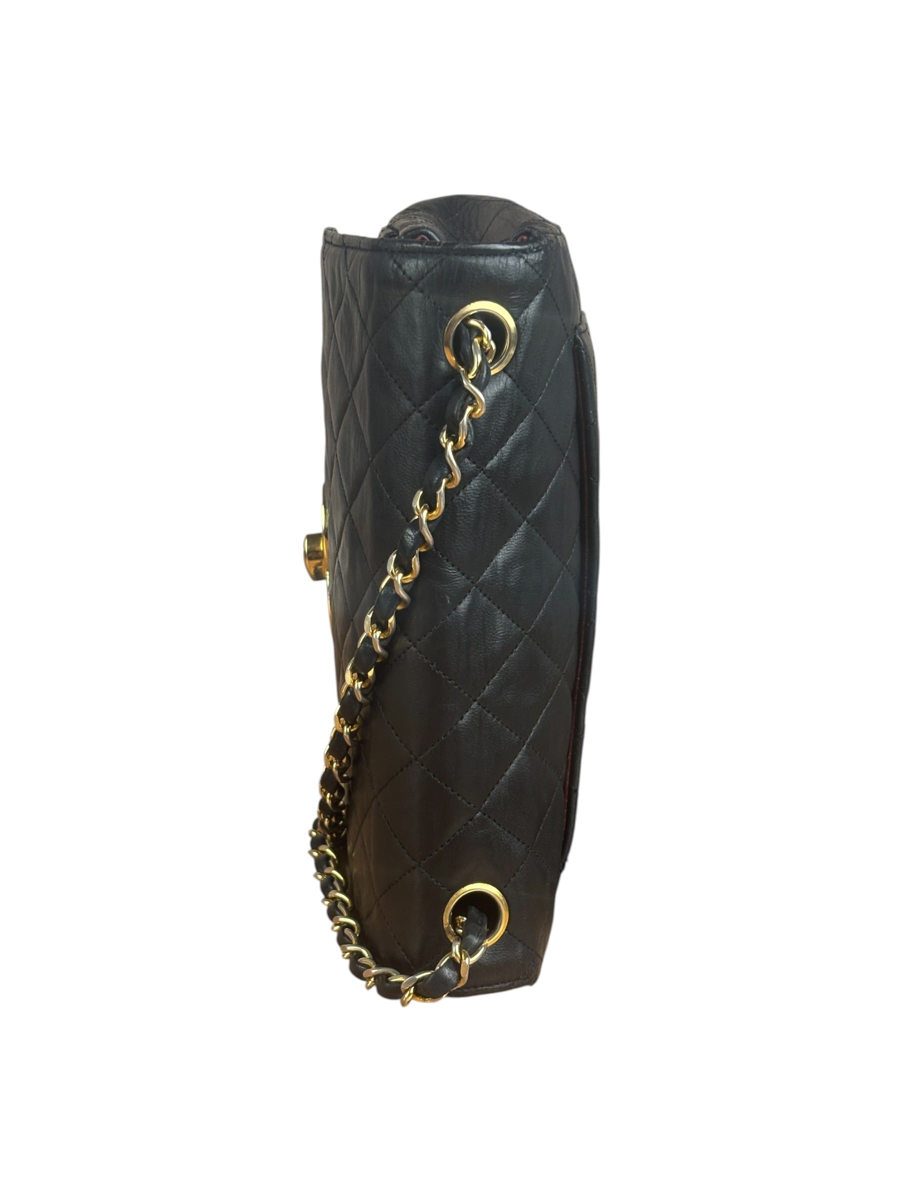 Chanel Black Small Quilted Flap Shoulder Bag 86-88