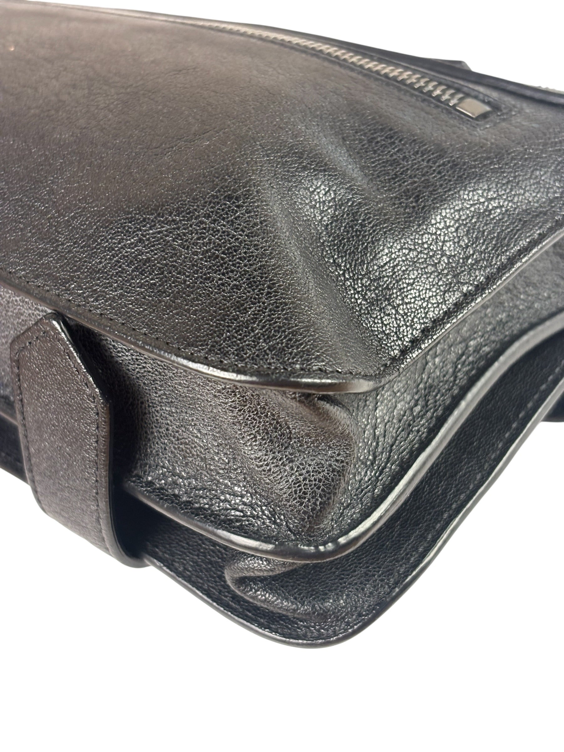 Proenza Schouler Black Leather PS1 Clutch