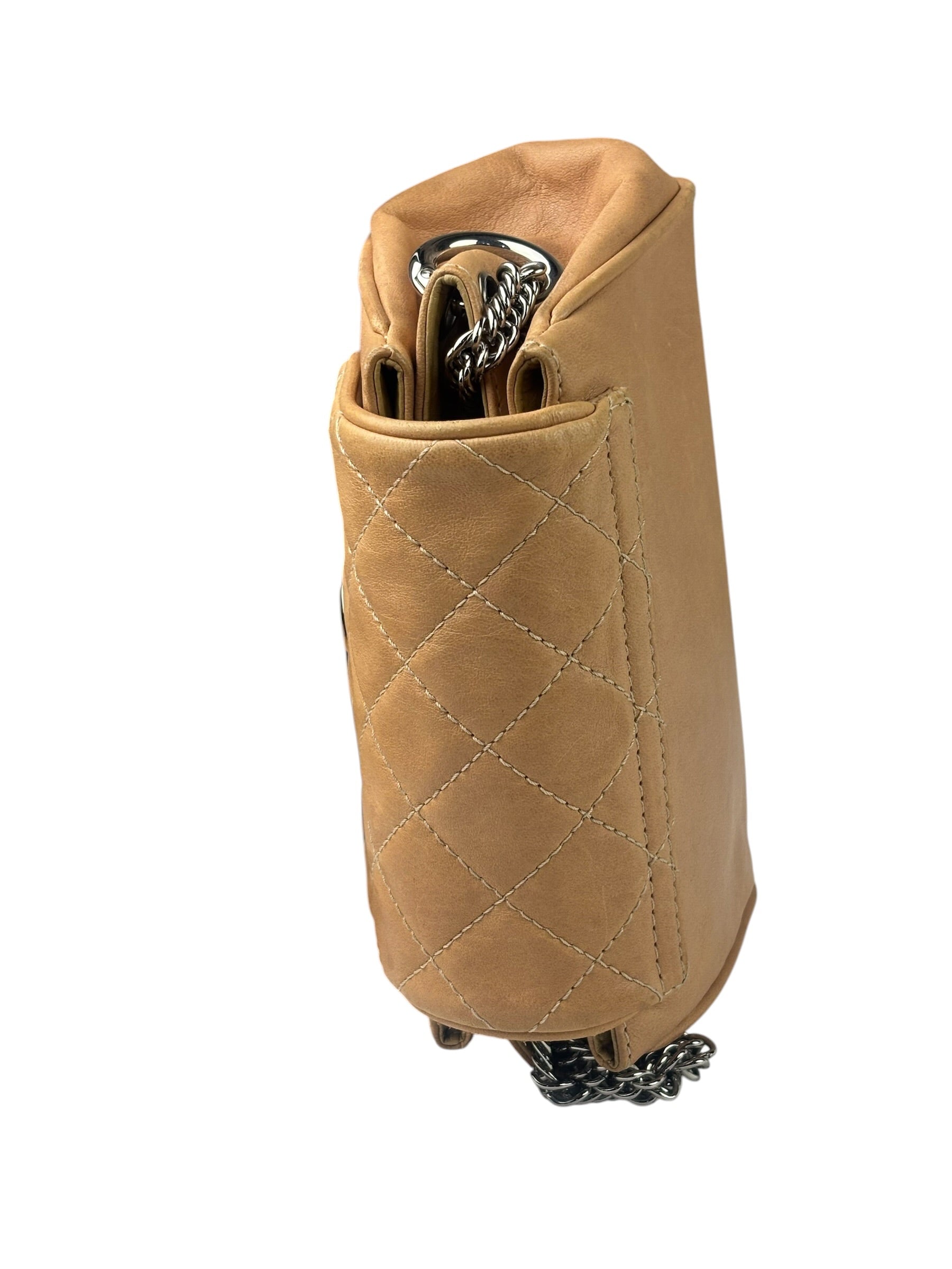 Chanel Beige Bijoux Accordion Flap Bag 2008