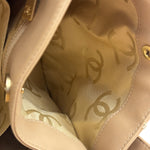 Chanel Vintage Beige Wild Stitch Small Tote Bag 2003