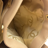 Chanel Vintage Beige Wild Stitch Small Tote Bag 2003