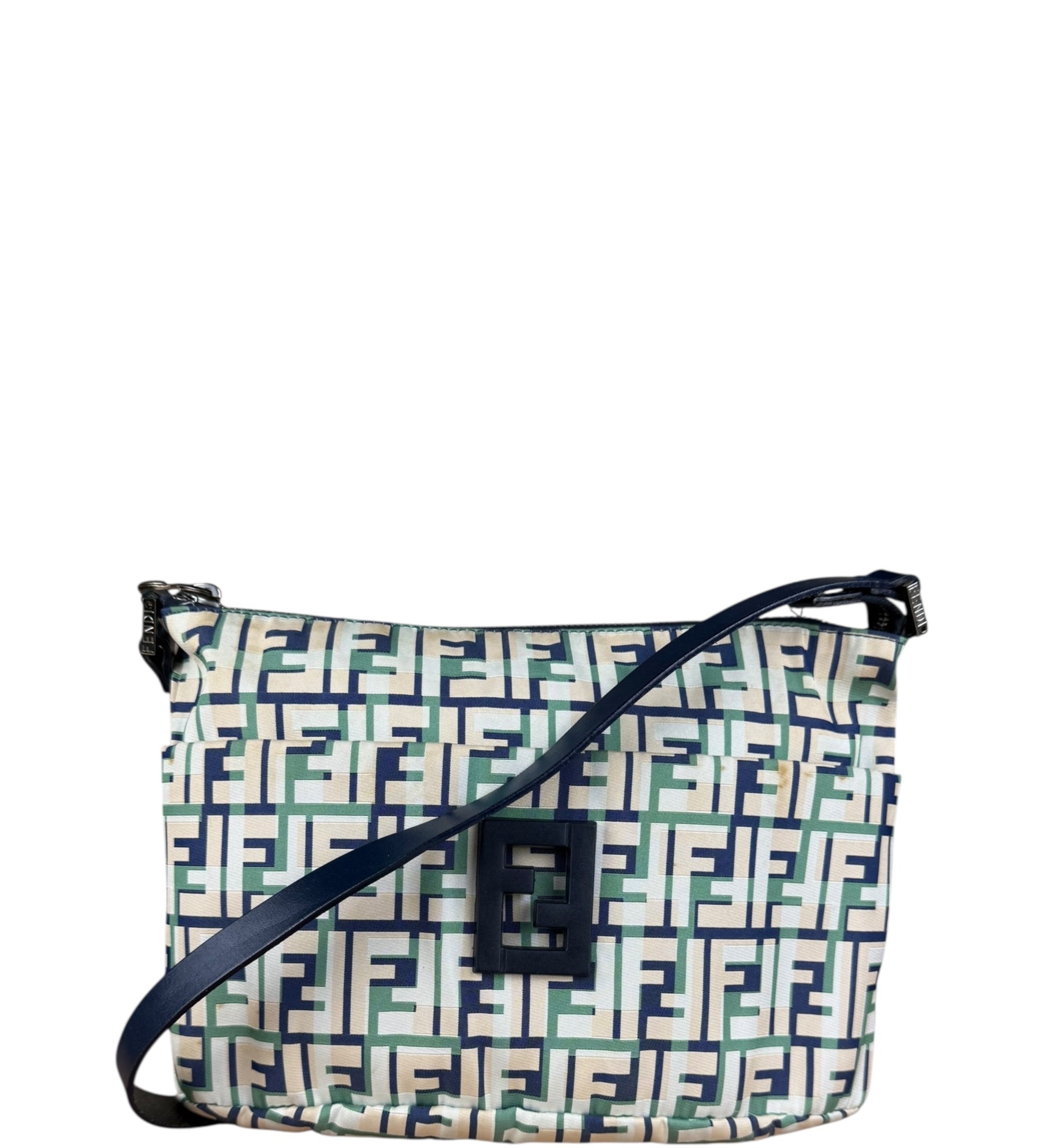Fendi Multicolor FF Cutout Shoulder Bag