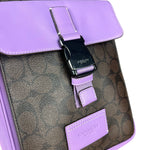 Coach Track Pack Crossbody Purple