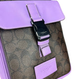 Coach Track Pack Crossbody Purple