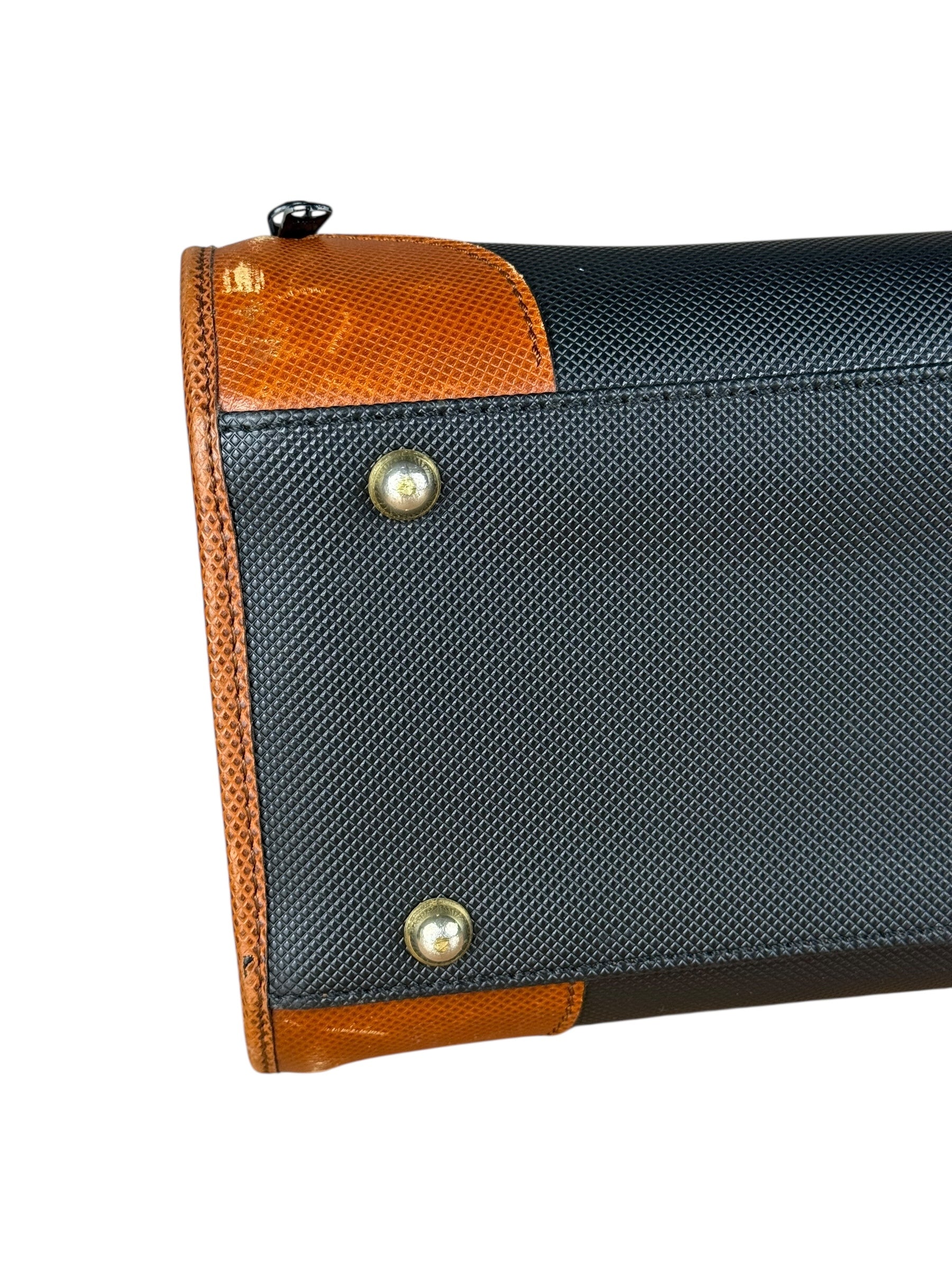 Bottega Veneta Vintage Travel Case Black/Brown