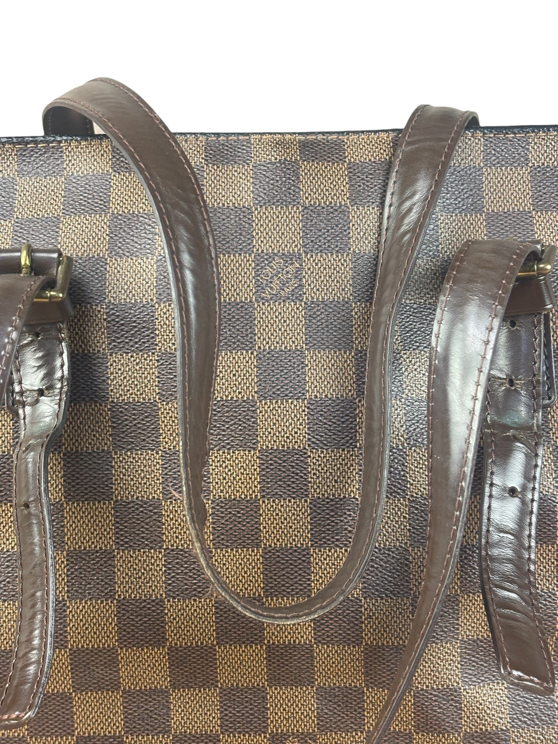 Louis Vuitton Damier Ebene Columbine Shoulder/Tote Bag