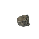 Fendi Silver Maxi Logo Ring