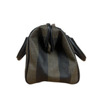 Fendi Vintage Pequin Stripped Mini Boston Bag